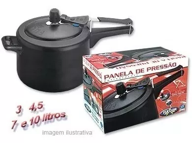 Panela de Pressão 4,5 litros - Alumave Utensílios Domésticos Em Geral