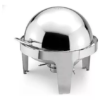 Rechaud Chafing Dish Redondo Tampa Basculante Aço Inox 6,8l - Imagem 3