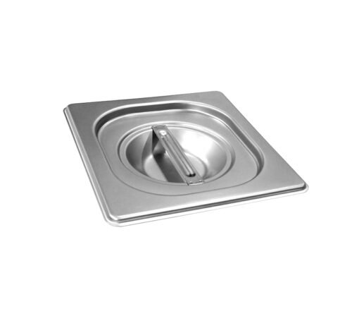 Tampa Inox P/cuba Gn 1/6 Sem Recorte - 17,6x16,2x2cm - Image 2