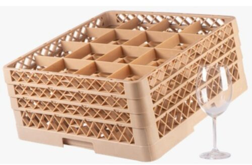 Rack Gaveta P/ Lavagem De Copos E Taças 16 Peças 230mm